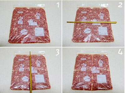 肉馅保存法