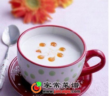 木瓜杏仁奶茶