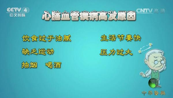 心脑血管疾病高发原因